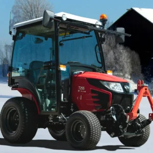 Tym Allrad-Kompakttraktor T255 HST mit Winterpaket Kabine, Schneeschild und Streuer