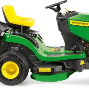 John Deere Rasentraktor X117R Winterpaket mit Schneeschild, Schneeketten, Anbaurahmen und Schnellwechlser